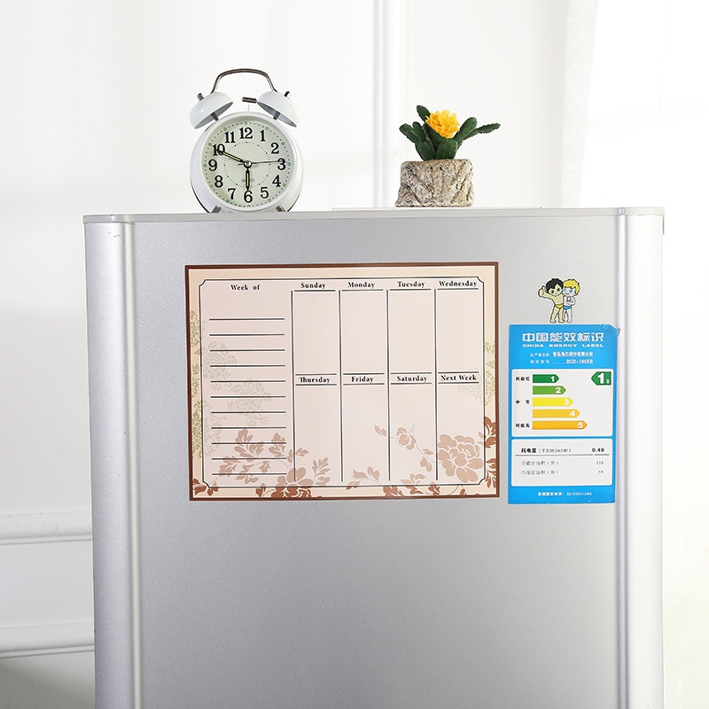 冰箱贴月周计划表干擦日历冰箱贴可擦写留言磁性冰箱贴详情图3