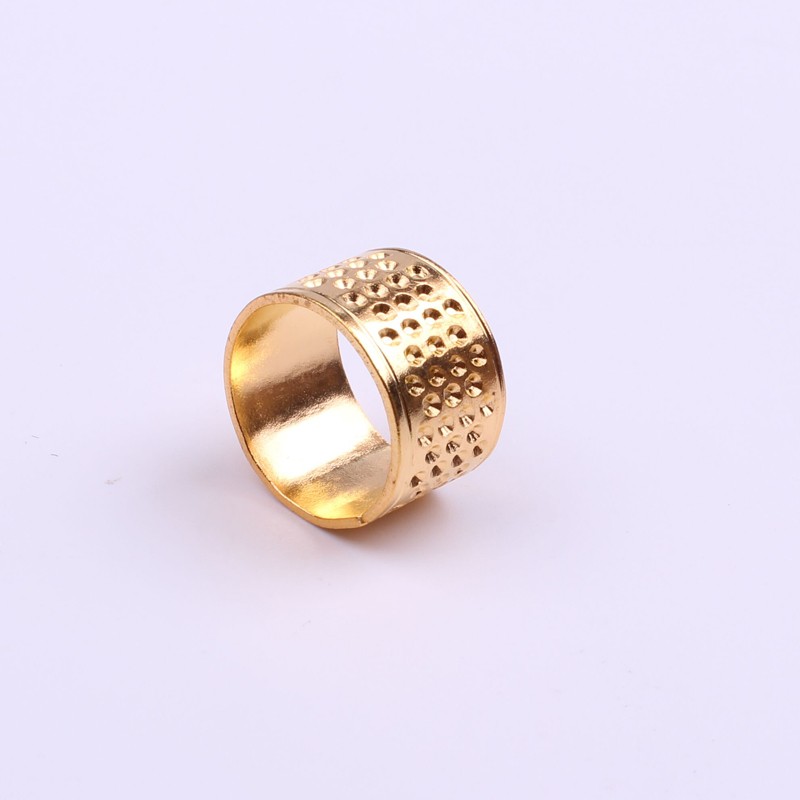 加厚顶针抵戒家用顶针箍金属顶针指套铁顶针压针器特厚抵戒指器详情图1