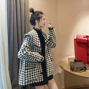 2020 Autumn/Winter new style Wool sweater for women, loose pullover, artistic style, high-neck, large-sized, laid-back base layer sweater 0