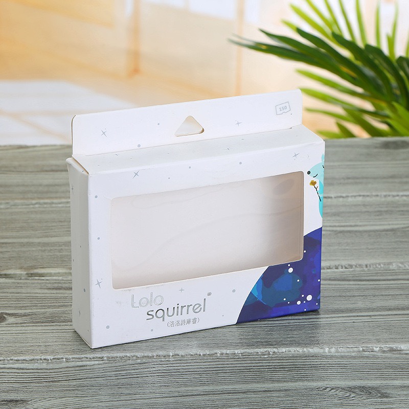 通用折叠纸盒袜子内衣包装盒 儿童短裤包装盒透明纸盒毛巾外包装盒子厂家批发详情图8