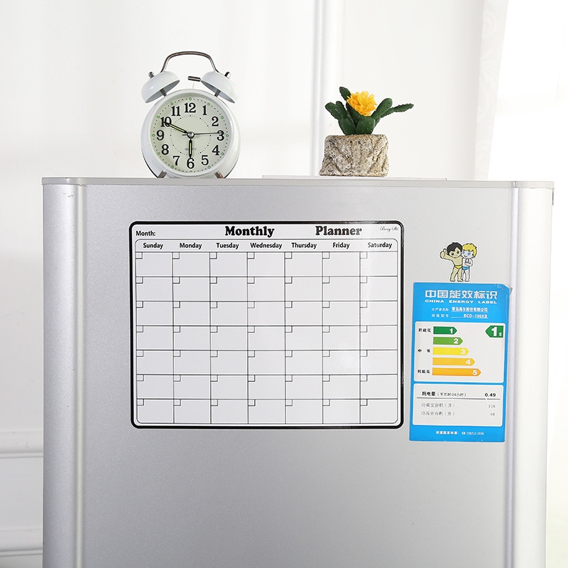 冰箱贴月周计划表干擦日历冰箱贴可擦写留言磁性冰箱贴详情图4