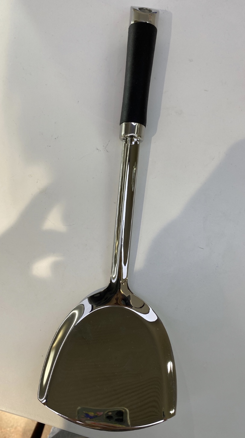 手感超好的软柄不锈钢锅铲炒铲