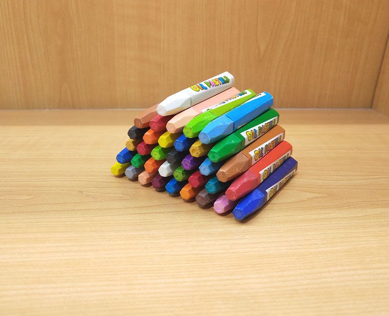 Baby Dragon 36-color oil pastels box set water-soluble silky smooth powder crayons children's art products Drawing pens can be customized Item Picture