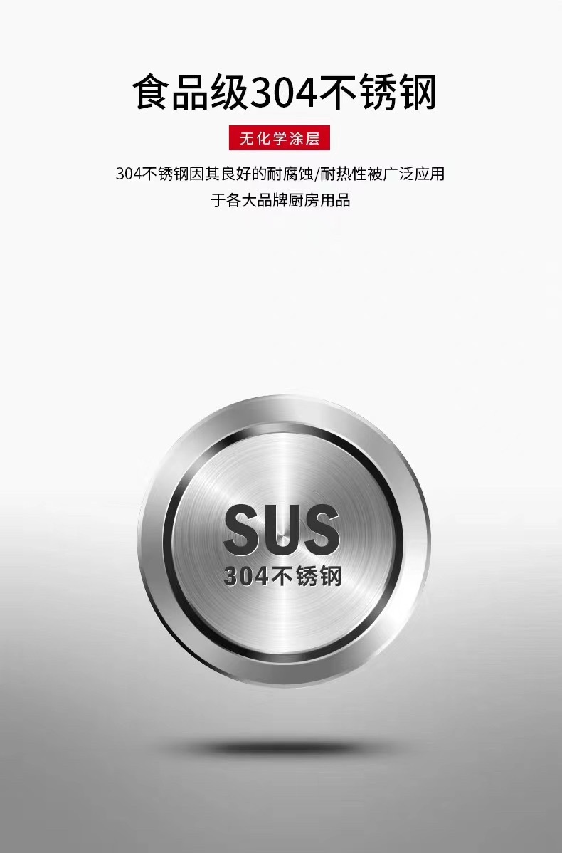 304不锈钢 7层复合32cm不粘炒锅详情图7
