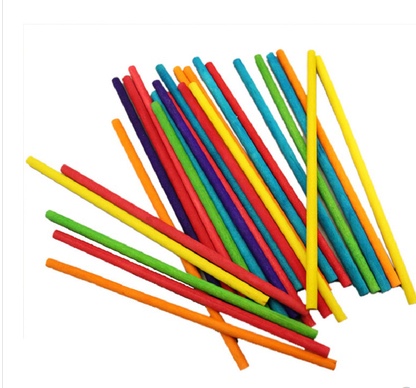 彩色手工材料DIY 雪糕棒冰棍棒 小木棒 木条5*120 15PC
