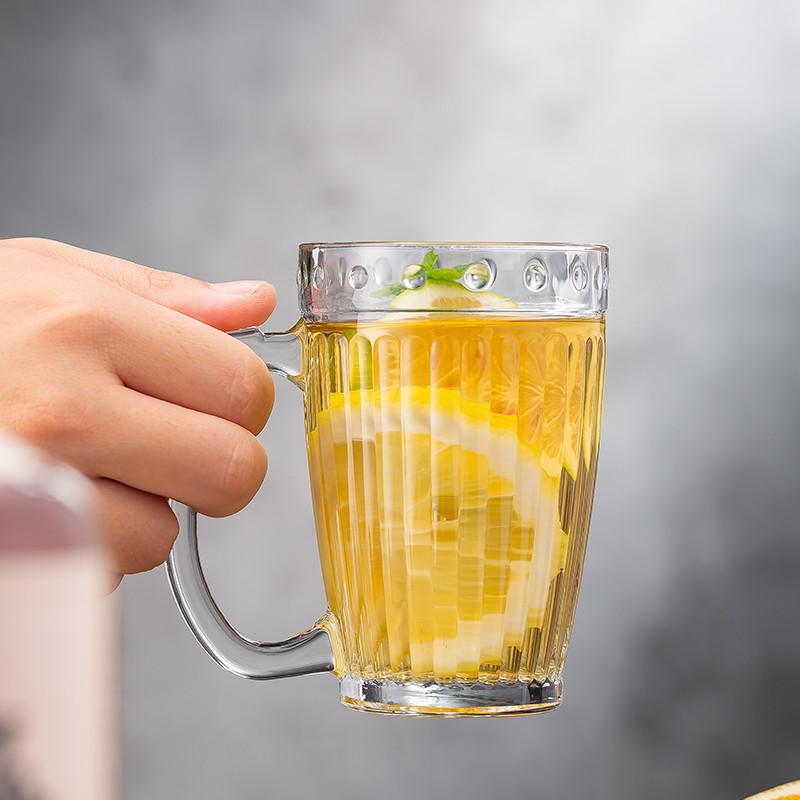 Green Apple ZB33-1B glass handle cup factory direct sales, wholesale and retail, in stock. For orders, please consult detail image 3