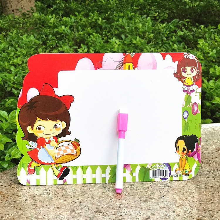 六一礼品小白板家用留言板儿童画板学生练字涂鸦白板批发