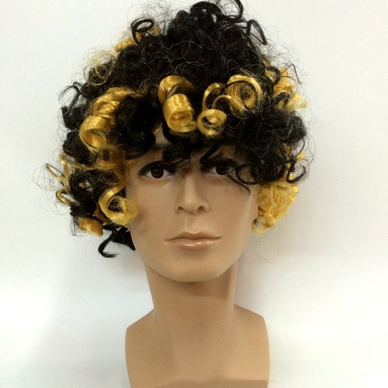 Qianfang Fashion Products Two-color Star Fan Wig Explosion Wig Cover 7776