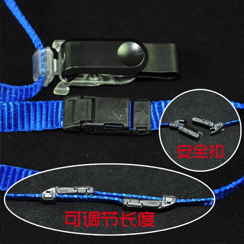 瑞普汤巴多功能证件挂绳胸牌卡套工作展会证安全活动扣可调节卡挂绳详情图6