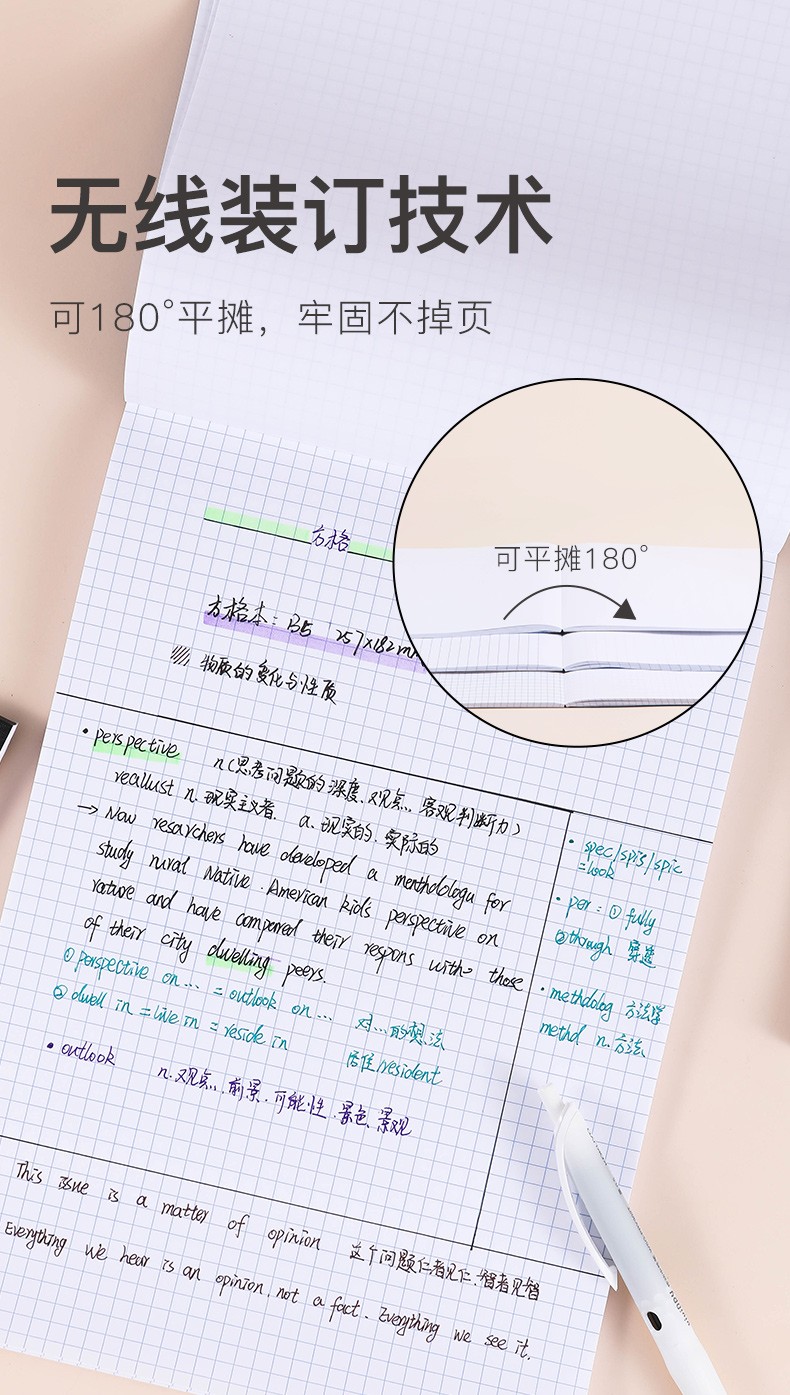 KOKUYO Gambol photo, paperboard, page B5/70, WCN-B5-709, blue and white detail image 6