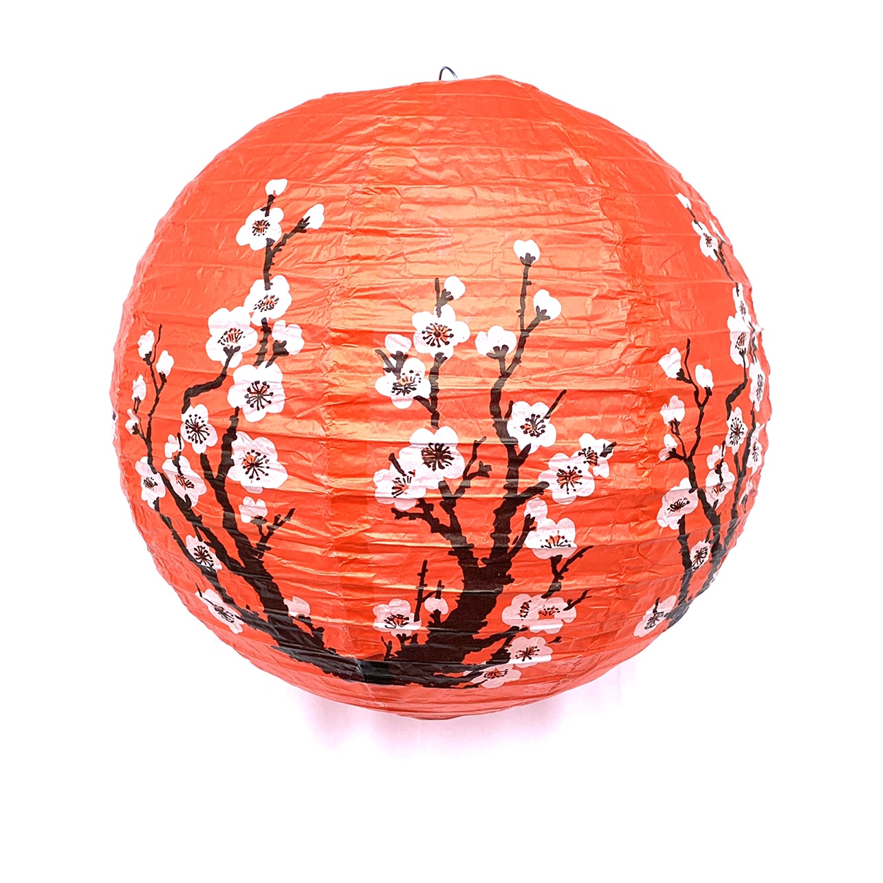 婚庆节日装饰折叠钢丝梅花纸灯笼11图