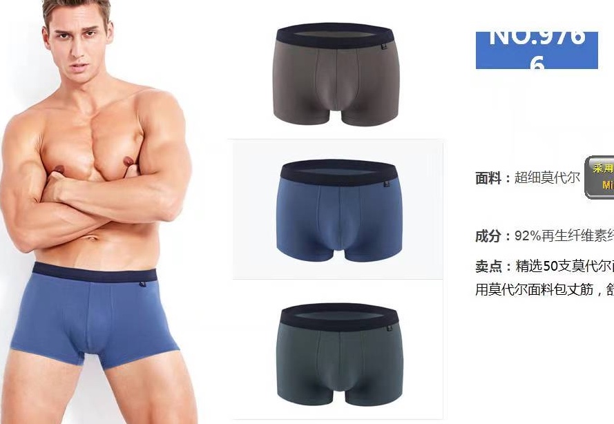 Dolby Ultra Thin Modal shorts detail image 2