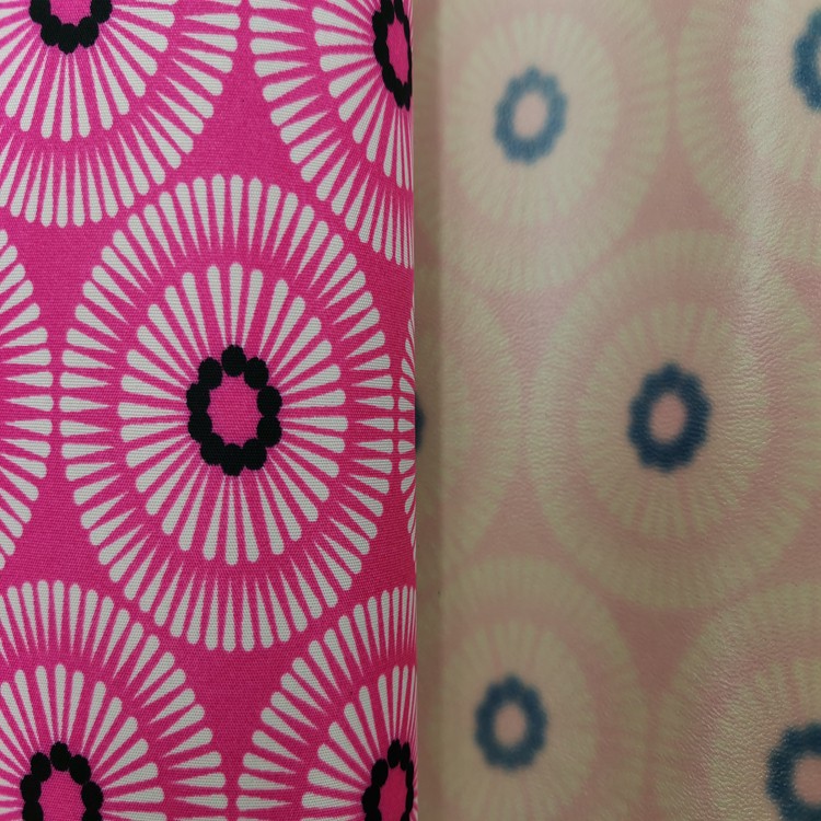 Peach skin fleece printed 021 cosmetic bag and handbag materials in abundant stock, factory direct sales detail image 4