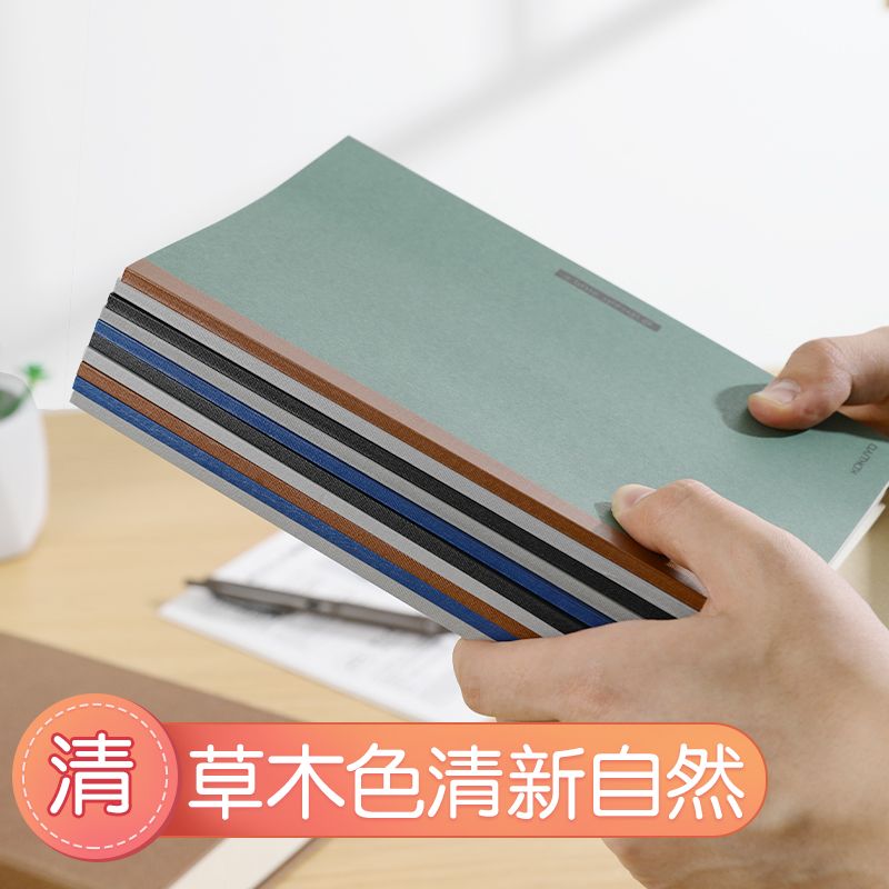 KOKUYO Guoyu NBSA540 horizontal line one-meter new pure wireless bound book, A5/40 pages, five-color mixed binding details Picture