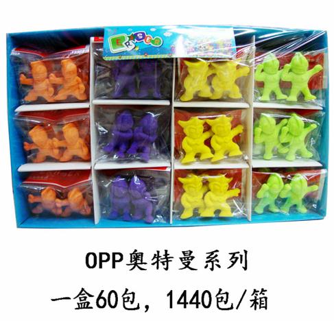 Ultraman Eraser OPP2 a pack of assembled eraser student Eraser school supplies wholesale thumbnail