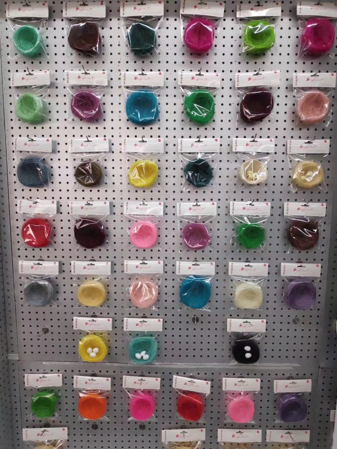 Artificial Bird's Nest Natural Withered Grass Raffia Silk Material Pure Hand-Woven Diy Handmade Indoor And Outdoor Garden Decoration details Picture