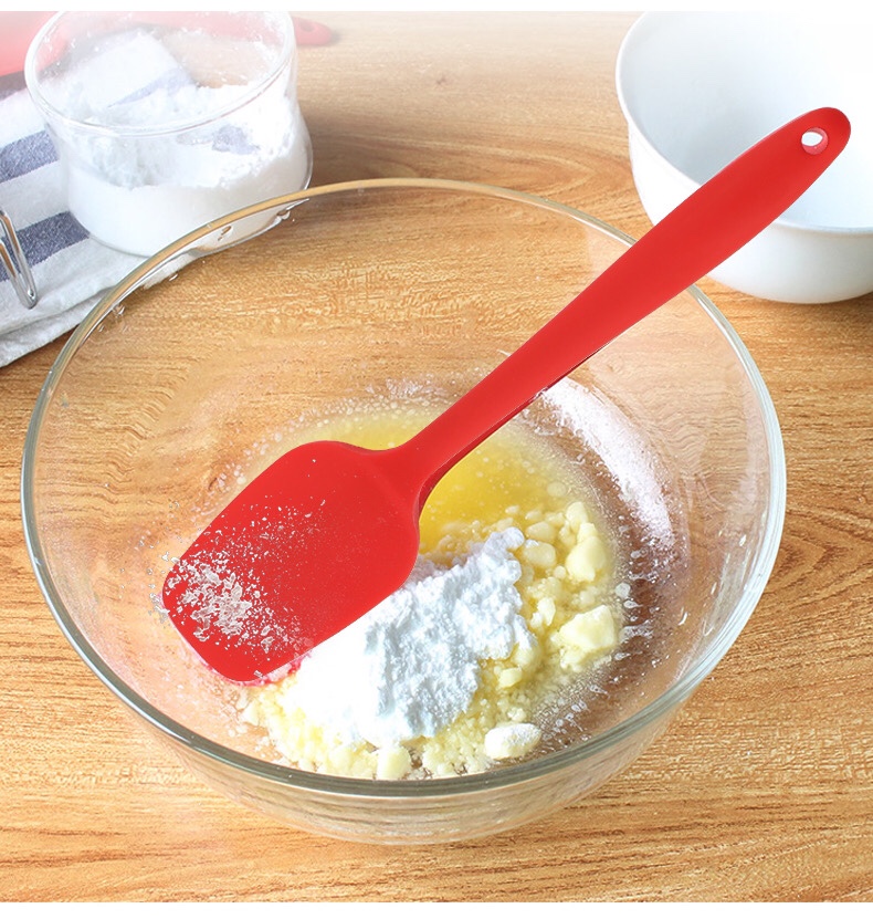 烘焙工具一体硅胶刮铲 搅拌刀 食品级耐高温细节图