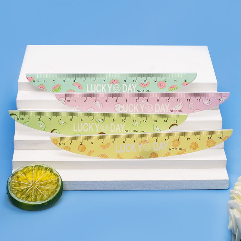 Fulejia 3104 15cm Fruit Cartoon Ruler, direct sales from the manufacturer of student supplies pic 5