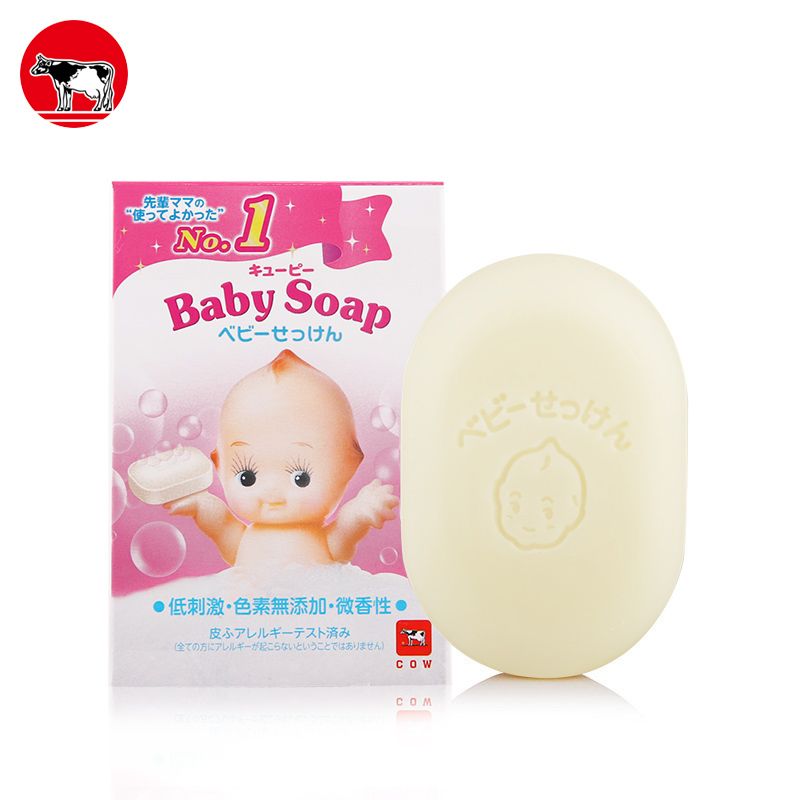 牛乳石硷 牛牌(COW)日本原产进口牛乳石碱婴儿柔肤皂90g