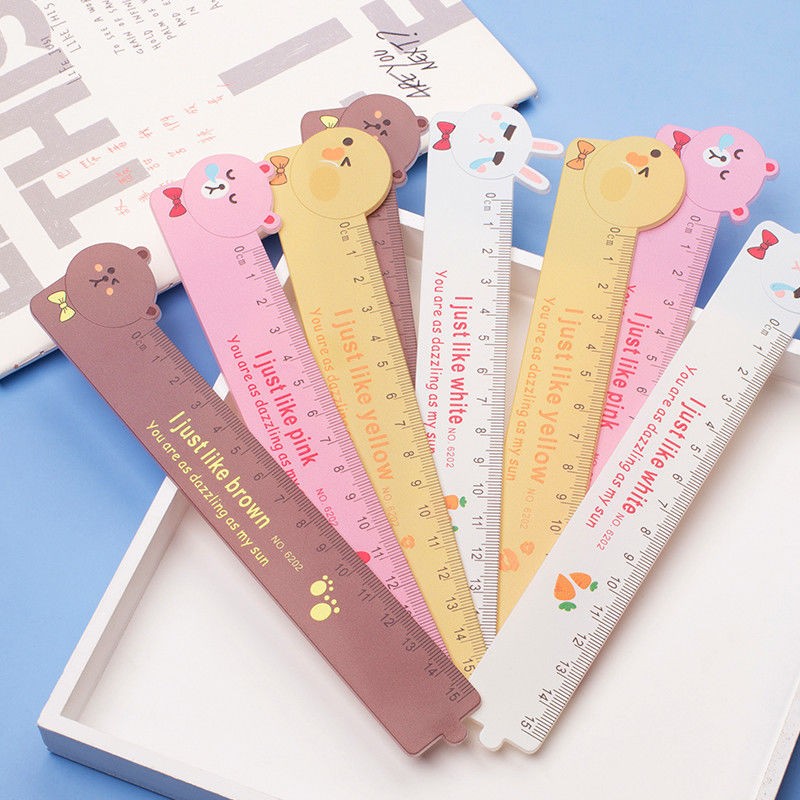 Fulejia 6201 15cm Koni Brown Cartoon lying Ruler Student Supplies Factory Direct sales detail image 4