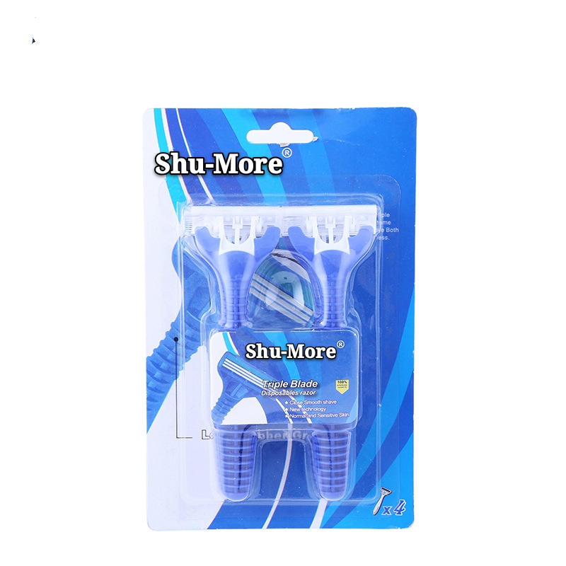 剃须刀刮胡刀男士洁面仪手动剃须刀超顺滑刮胡刀多层刀片刮毛刀个人卫生用品刀片剃须刀片