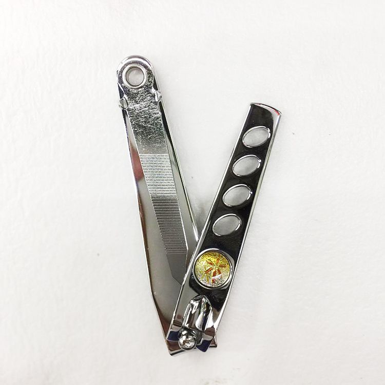 Strong Person stainless steel nail clippers, nail cutters, premium large-sized QR618T nail clippers, 12 pieces in a box