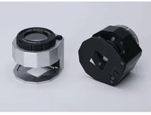 TH-9006A照布镜，带3个LED灯、3个UV验钞灯，光学镜片30倍镜片直径30mm，带刻度底座，黑灰2色