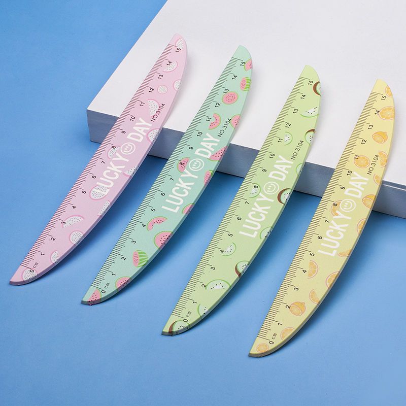 Fulejia 3104 15cm Fruit Cartoon Ruler, direct sales from the manufacturer of student supplies