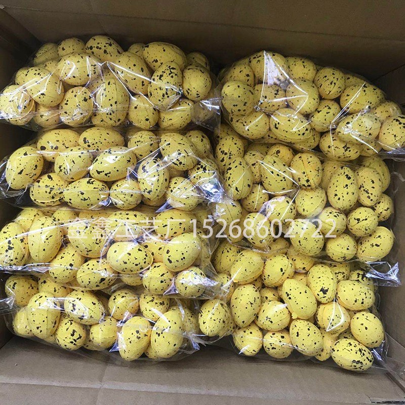 复活节彩蛋泡沫仿真鸡蛋鸟蛋鸽子蛋鹌鹑蛋手工DIY彩绘蛋拍摄道具详情图3