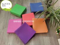 Folding pvc Yoga mat Solid color Yoga mat Yoga exercise mat Folding yoga mat Indoor yoga mat 4mm thick