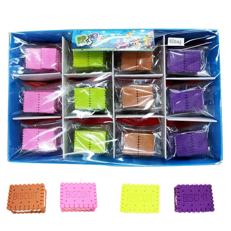 Sandwich eraser OPP2 a package assembly eraser student Eraser school supplies wholesale thumbnail