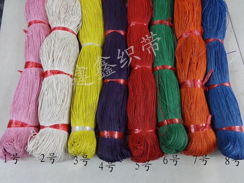 厂家直销棉蜡线 1MM 颜色多样 300米/捆