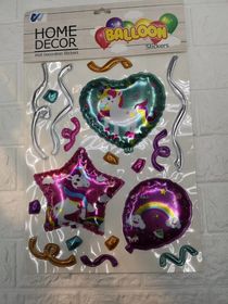 3D colorful balloons decorate walls for birthday parties with aluminum film balloons cartoon children's room balloons