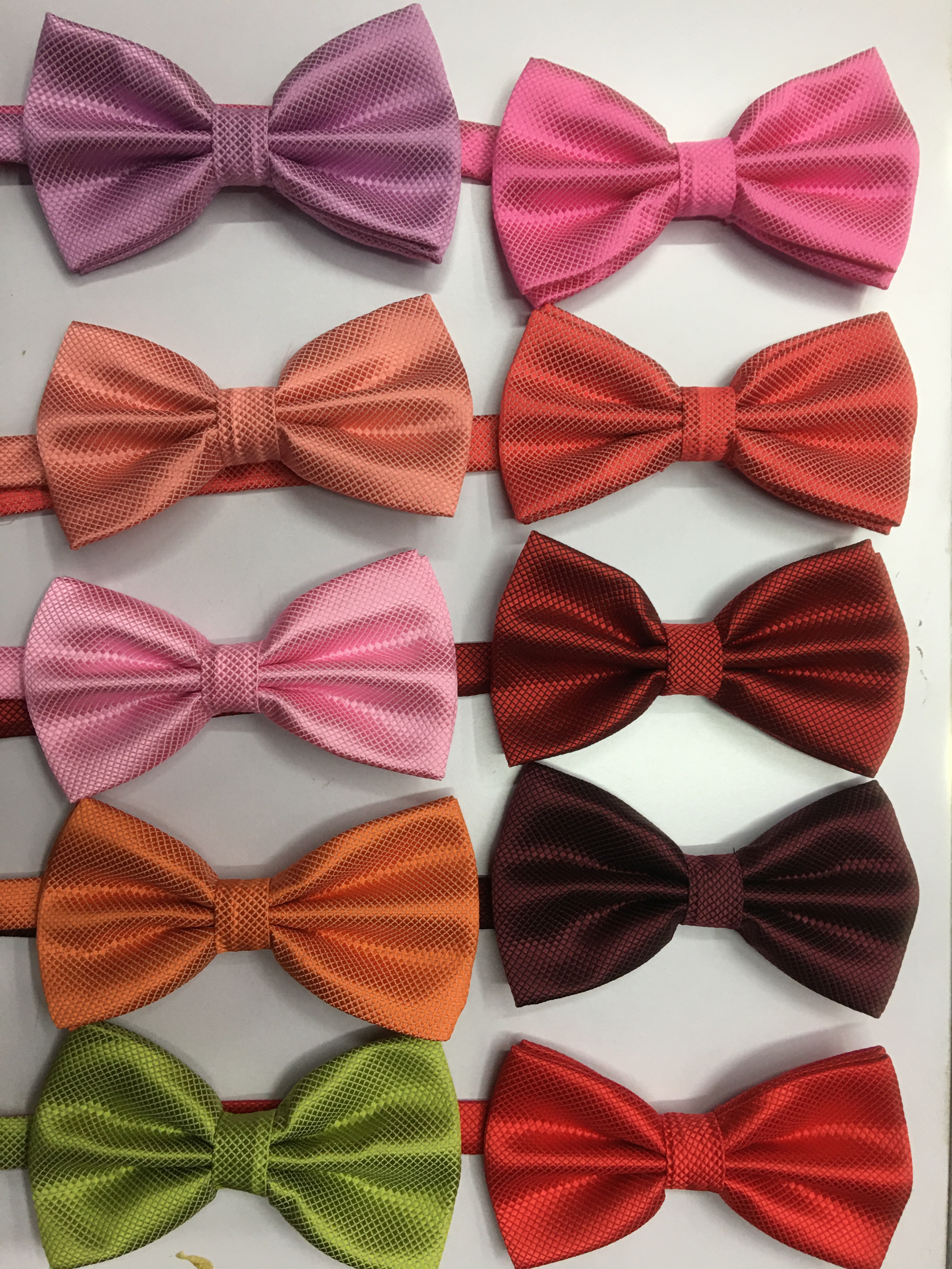 960 polyester jacquard bow tie, 40 colors per pattern, 200 sets per box Item Picture