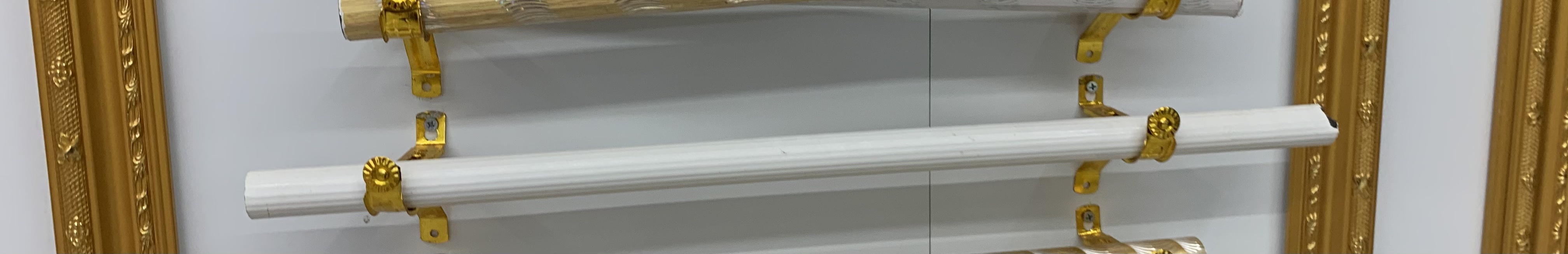 Roman pole curtain track 23