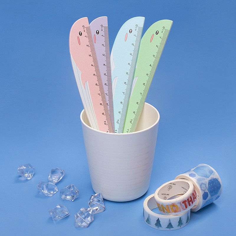 Fulejia 3103 15cm Whale painted Cartoon Ruler, direct sales from the manufacturer of student supplies detail image 4