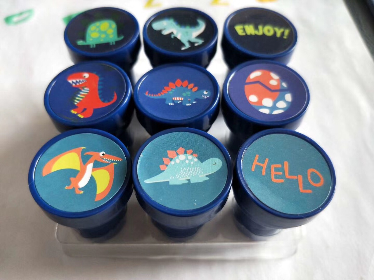 恐龙系列玩具印章