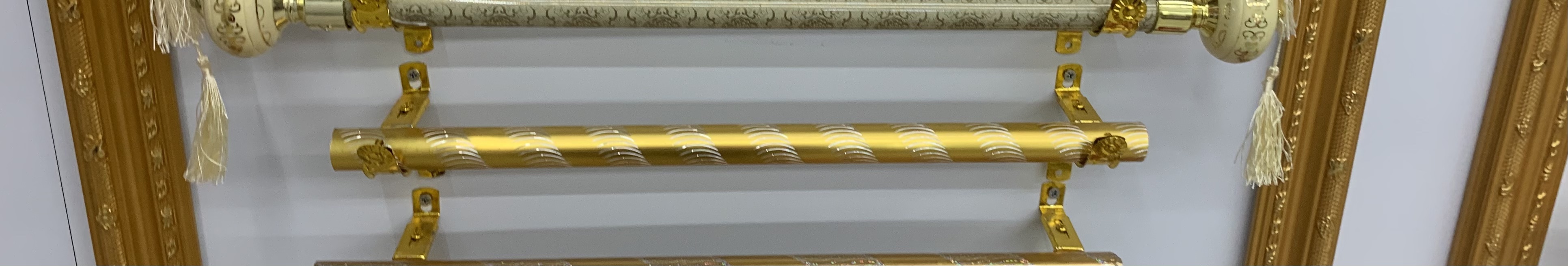 Roman pole curtain track 13