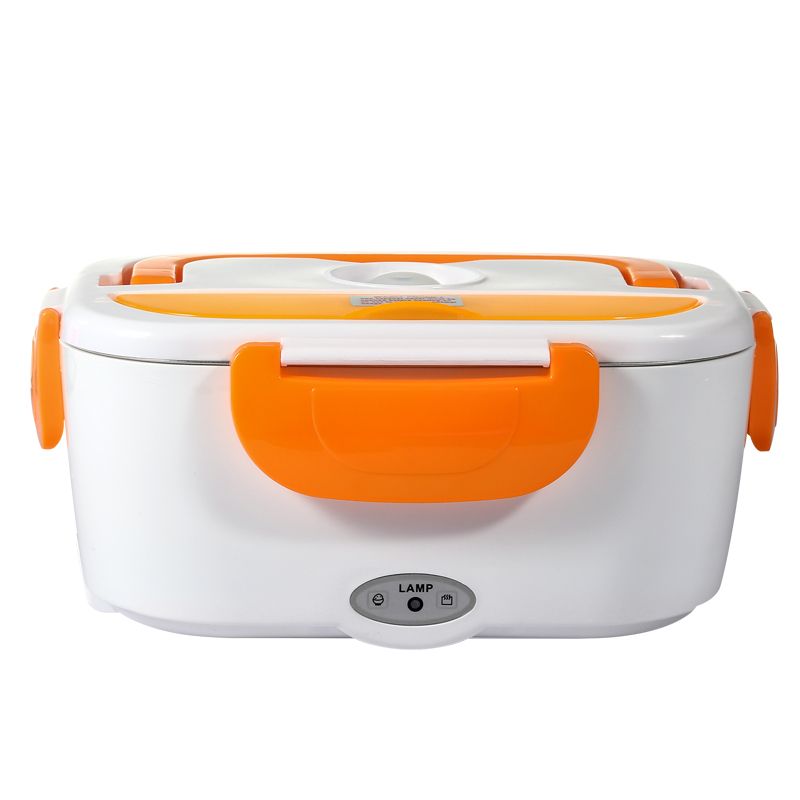 Plug-in self-heating bento for office workers, insulated and heated lunch box, hot food, magic plastic split Item Picture
