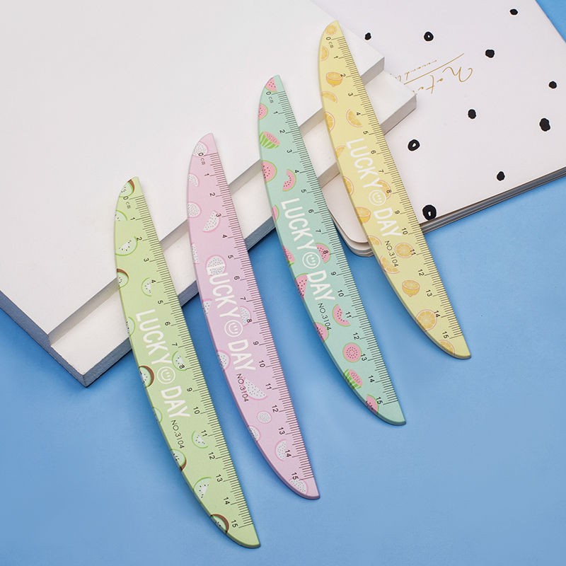 Fulejia 3104 15cm Fruit Cartoon Ruler, direct sales from the manufacturer of student supplies pic 4