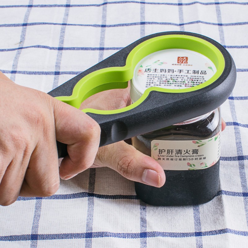 Share With Friends Circle Add To Favorites 4-In-1 Can Opener Kitchen Tools Multi-Functional Non-Slip Can Opener Cap Wringer Labor-Saving Bottle Opener Cap Screw details Picture