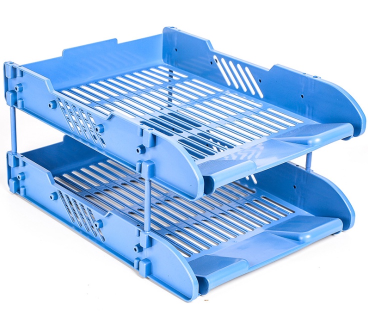 Self-produced and self-sold A428 two-layer fixed file tray, file bar, data file bar storage detail image 2