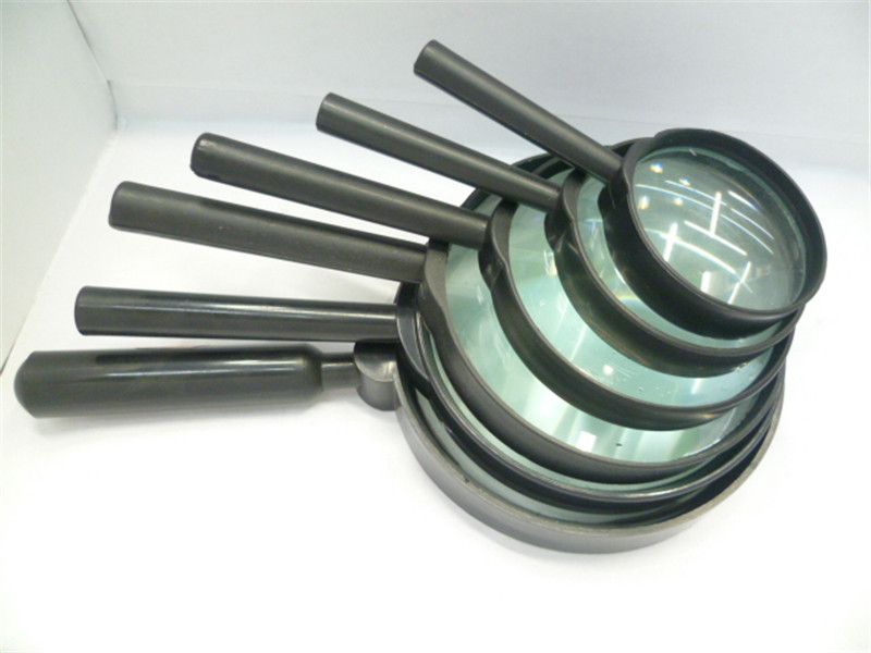 Straight-handled 40MM handheld magnifying glass, student teaching glass magnifying glass, elderly magnifying glass details Picture