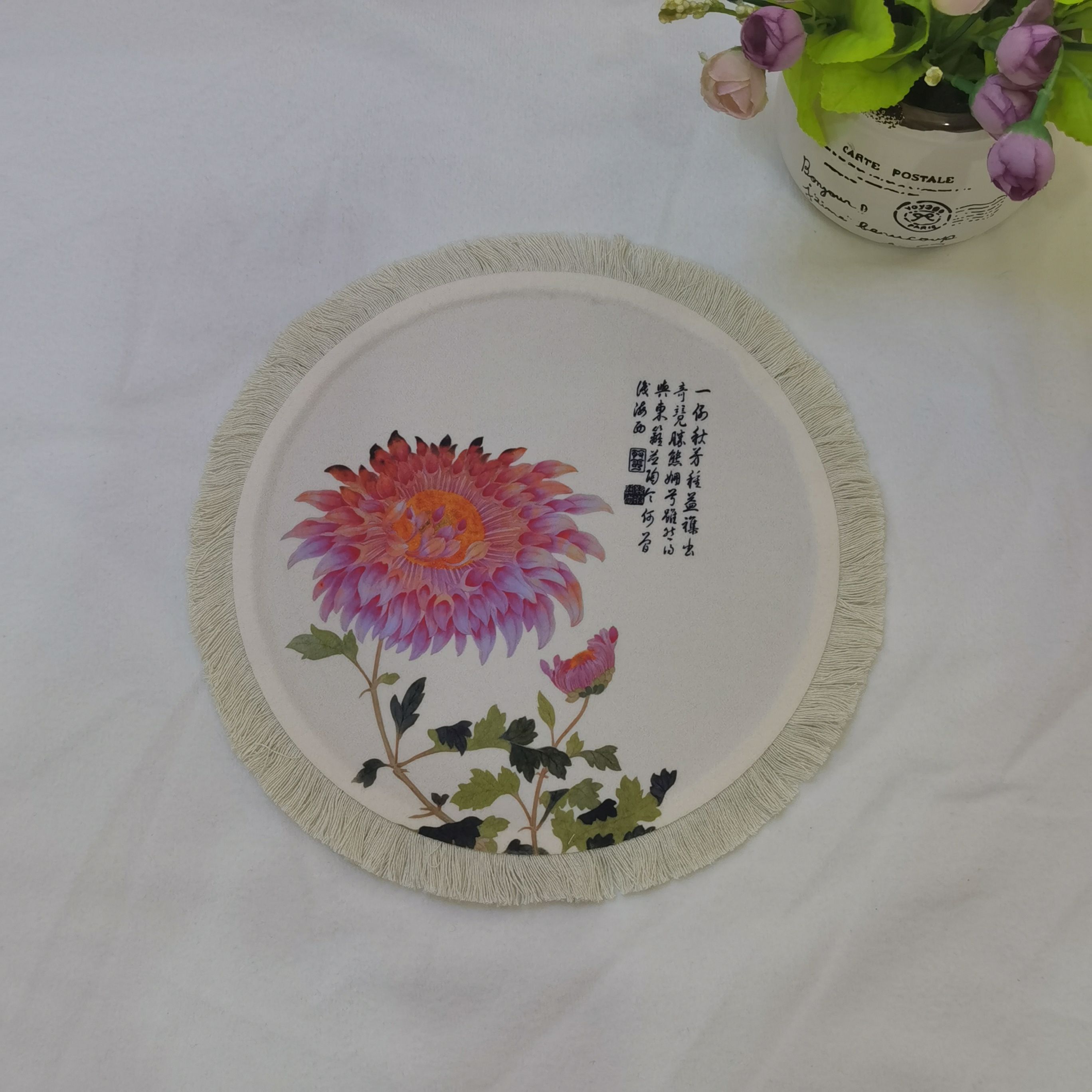 个性创意波斯鼠标垫地毯鼠标垫圆形地毯鼠标垫流苏鼠标垫