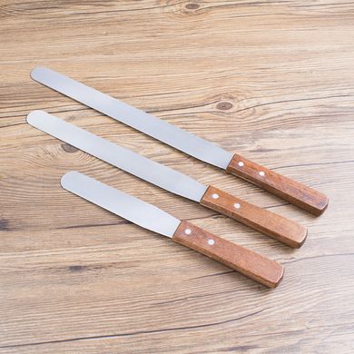 Available Cream Scraper Stainless Steel Curved Spatula Straight Spatula Kiss Knife Cake Smoothing Knife Baking Utensils Wholesale full figure