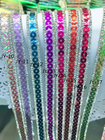 Ribbon Hot Diamond Sequin Rhinestone Dress Decoration Diy Hand