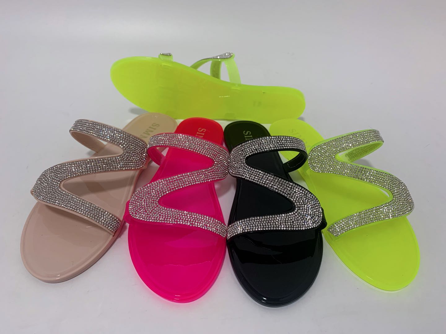 Summer new rhinestone women's crystal sandals