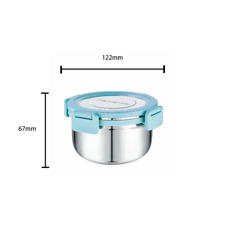 圆形内嵌不锈钢饭盒(大号)1.5L(201#)详情图1