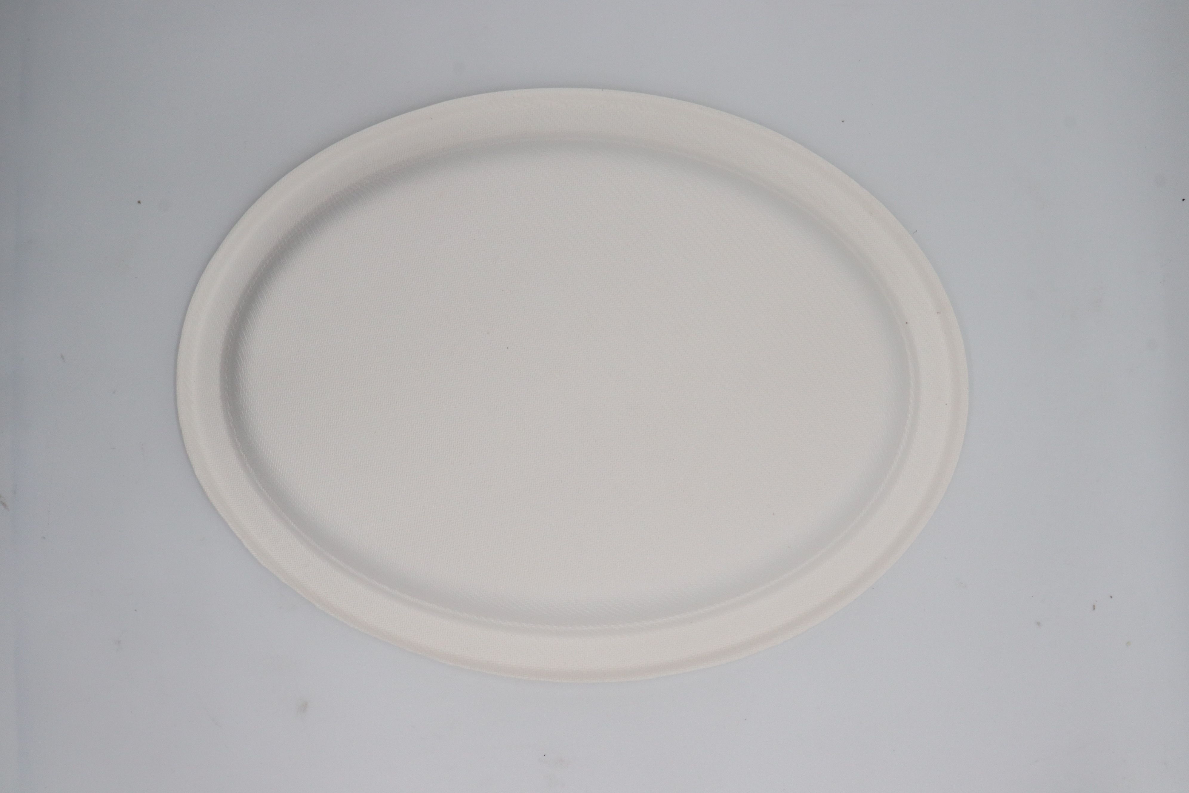 12寸本椭圆形餐盘一次性可降解环保一次性餐具