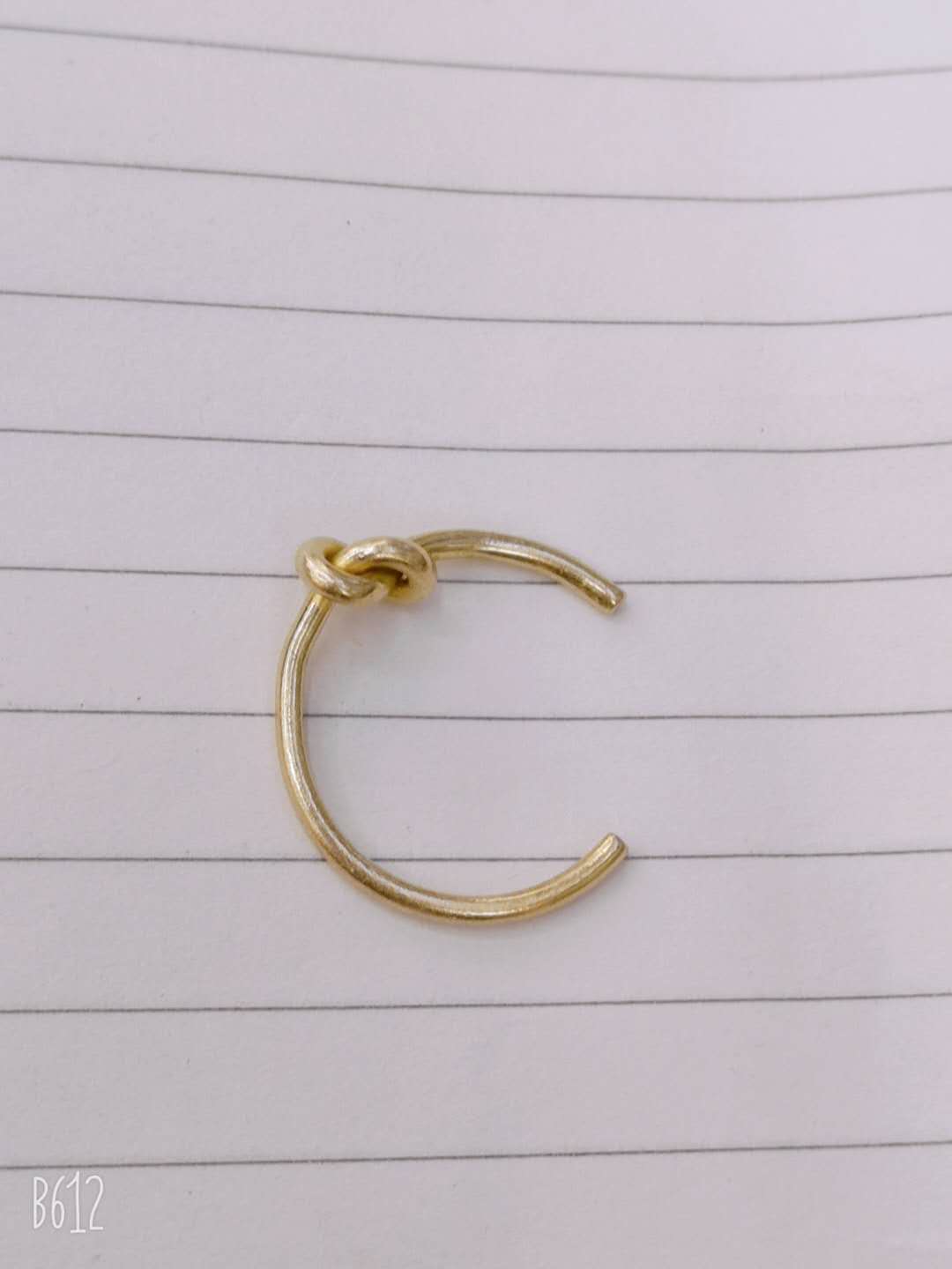 Knot c-ring earrings thumbnail